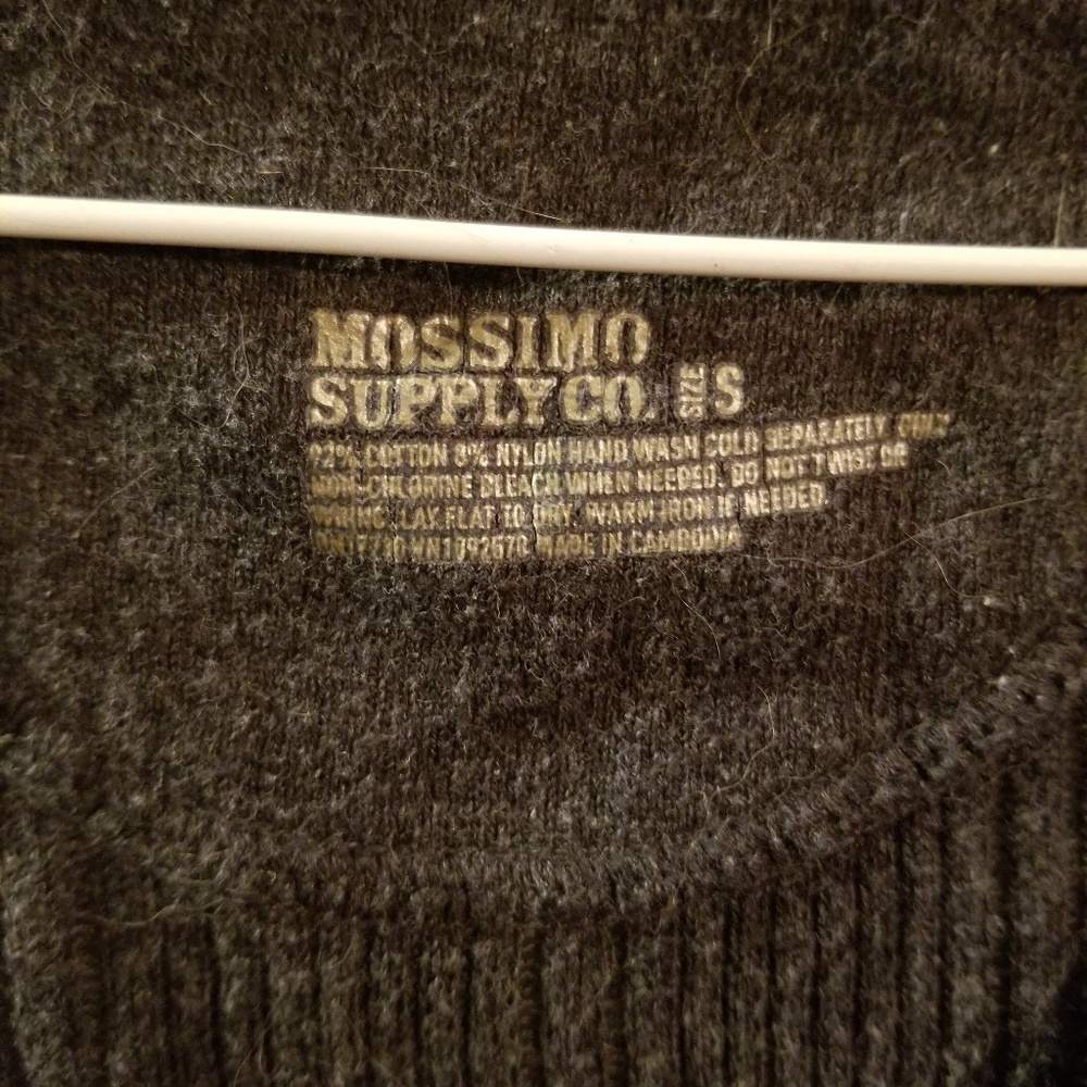 Scoop neck ribbed sweater/top